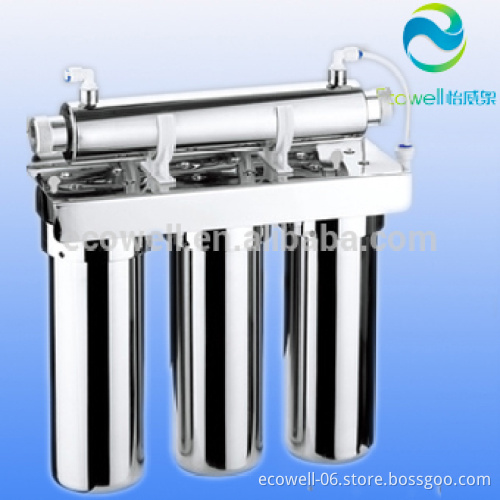 4 stage stainless steel water filter mdae in china